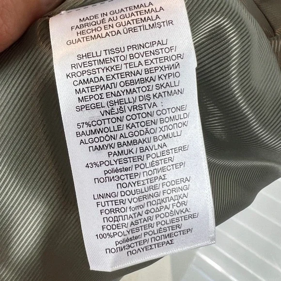 Lauren Ralph Lauren Belted Trench Coat Olive Fern Green Medium Chic Preppy NWT - Picture 14 of 15